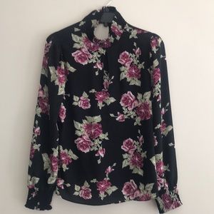 New Socialite Floral Print Blouse